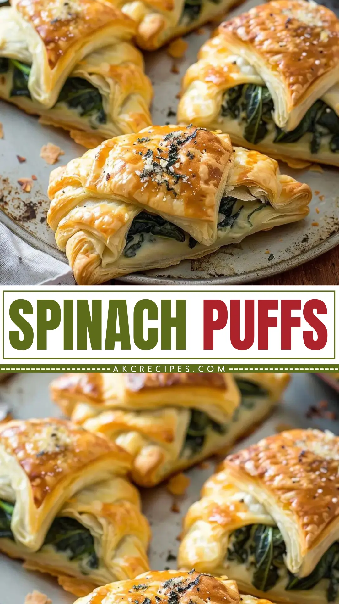 Easy-spinach-puffs-recipe-pinterest-akcrecipes.com